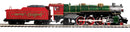 MTH O 20-3979-1 Premier Line 4-6-2 USRA Heavy Pacific Locomotive, Christmas (DCC and Sound)