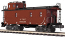 MTH Premier O 20-91874 Offset Steel Caboose, Atchison Topeka & Santa Fe
