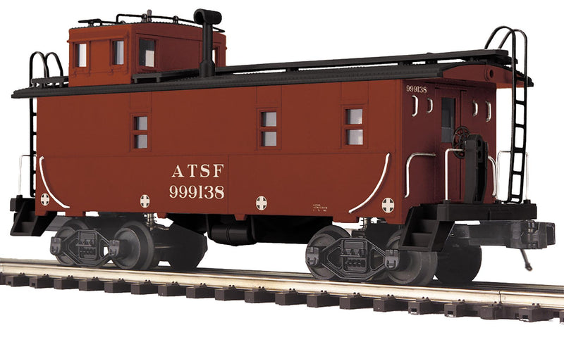 PREORDER MTH Premier O 20-91874 Offset Steel Caboose, Atchison Topeka & Santa Fe