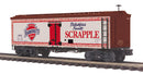 PREORDER MTH Premier O 20-94834 36' Woodsided Reefer Car, Habbersett Scrapple