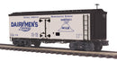 PREORDER MTH Premier O 20-94835 36' Woodsided Reefer Car, Dairymens League
