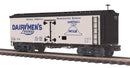 MTH Premier O 20-94835 36' Woodsided Reefer Car, Dairymens League