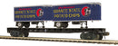 MTH Premier O 20-95713 Flat Car with Pup Trailers, Boston & Maine (Granite State Chips Trailers)