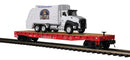 PREORDER MTH Premier O 20-95832 Flat Car with Garbage Truck, DOGE
