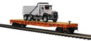 PREORDER MTH Premier O 20-95838 Flat Car with Dump Truck, CSX
