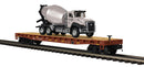 PREORDER MTH Premier O 20-95839 Flat Car with Cement Truck, Norfolk Southern