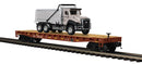 PREORDER MTH Premier O 20-95840 Flat Car with Dump Truck, Norfolk Southern