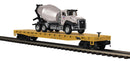 PREORDER MTH Premier O 20-95843 Flat Car with Cement Truck, Union Pacific