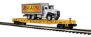 PREORDER MTH Premier O 20-95863 Flat Car with RailKing Logo Box Truck, MTH