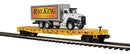 MTH Premier O 20-95863 Flat Car with RailKing Logo Box Truck, MTH