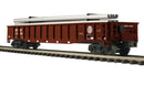 PREORDER MTH Premier O 20-95871 Gondola with Pipe Load, Burlington Northern Santa Fe
