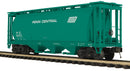 MTH Premier O 20-96871 3-Bay Cylindrical Hopper Car, Penn Central