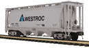 PREORDER MTH Premier O 20-96872 3-Bay Cylindrical Hopper Car, Westroc