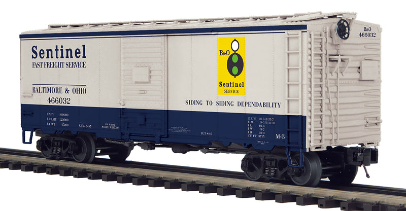 MTH Premier O 20-99391 40' AAR Box Car, Baltimore and Ohio