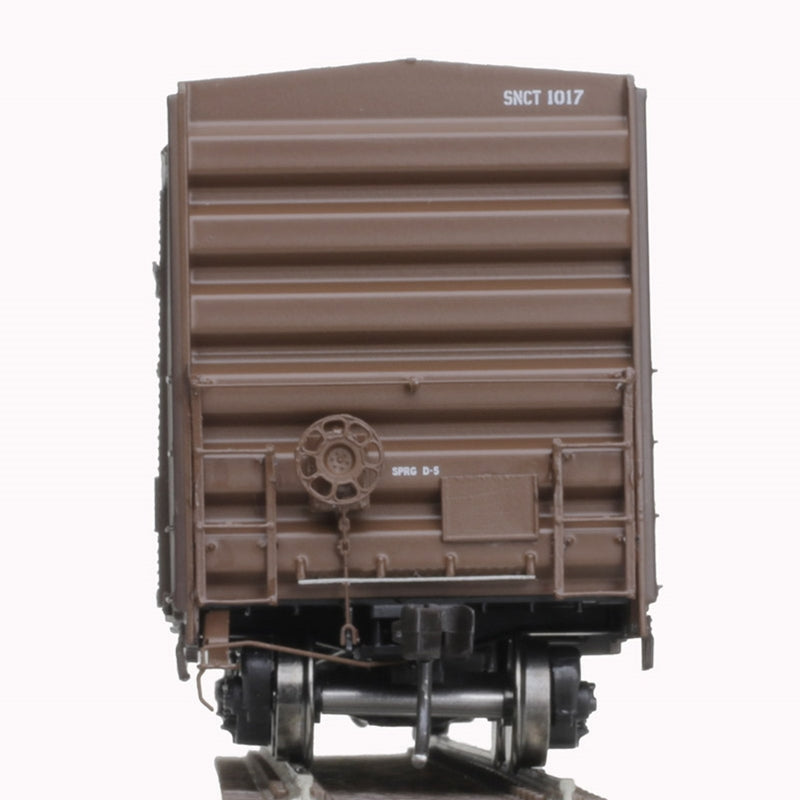 Atlas 20005869 FMC 5077 50' Double-Door Boxcar with Centered Doors - Ready to Run - Master(R) -- Seattle & North Coast 1032 (Boxcar Red, white), HO Scale