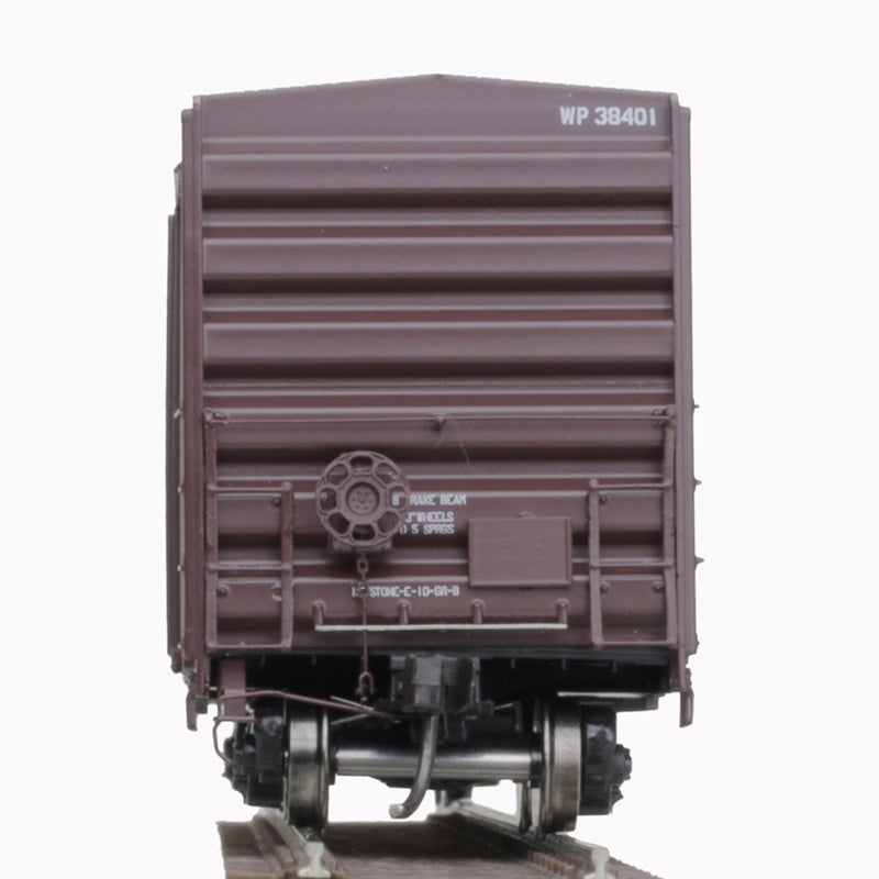 Atlas 20005873 FMC 5077 50' Double-Door Boxcar with Centered Doors - Ready to Run - Master(R) -- Union Pacific WP 38403 (Boxcar Red, white), HO Scale