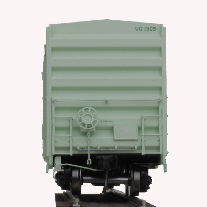 Atlas 20005877 FMC 5077 50' Double-Door Boxcar with Offset Doors - Ready to Run - Master(R) -- Union Railway of Oregon 1508 (green), HO Scale