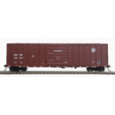 Atlas 20006202 FMC 5077 Single-Door Boxcar - Ready to Run -- Burlington Northern Santa Fe 725677 (Boxcar Red, white), HO Scale