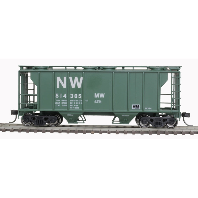 ATLAS 20006563 HO TM PS-2 COVERED HOPPER NORFOLK & WESTERN