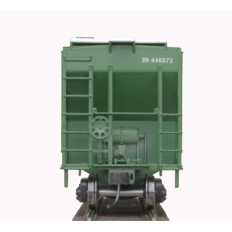 Atlas 20006634 HO Thrall 4750 Covered Hopper BNSF (ex-BN w/Conspic Stripes) 448613 (Green/White)