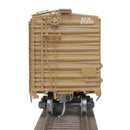 Atlas 20006821 HO 40' Postwar Box Car w/ 8' Door Kansas City Southern 21126 (Brown/White)