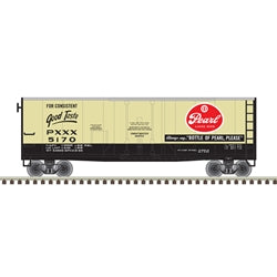 PREORDER Atlas 20007251 40' Plug-Door Boxcar - Ready to Run -- Pearl Lager