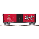 PREORDER Atlas 2001146 40' Plug-Door Boxcar - 3-Rail - Ready to Run -- Stroh's (red, black, white, gold), O