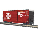 PREORDER Atlas 2001133 40' Hy-Cube Boxcar - 3-Rail - Ready to Run - Trainman(TM) -- Santa Fe (red, black, white, Large Logo), O