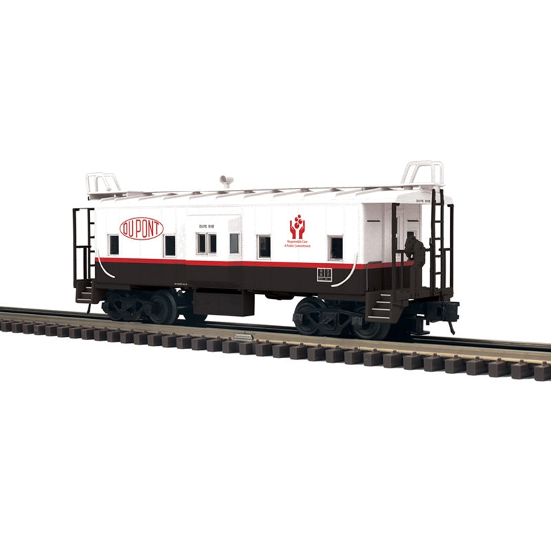 PREORDER Atlas 2001279 Bay Window Caboose - 2-Rail - Ready to Run - Trainman(R) -- DuPont (white, black, red), O