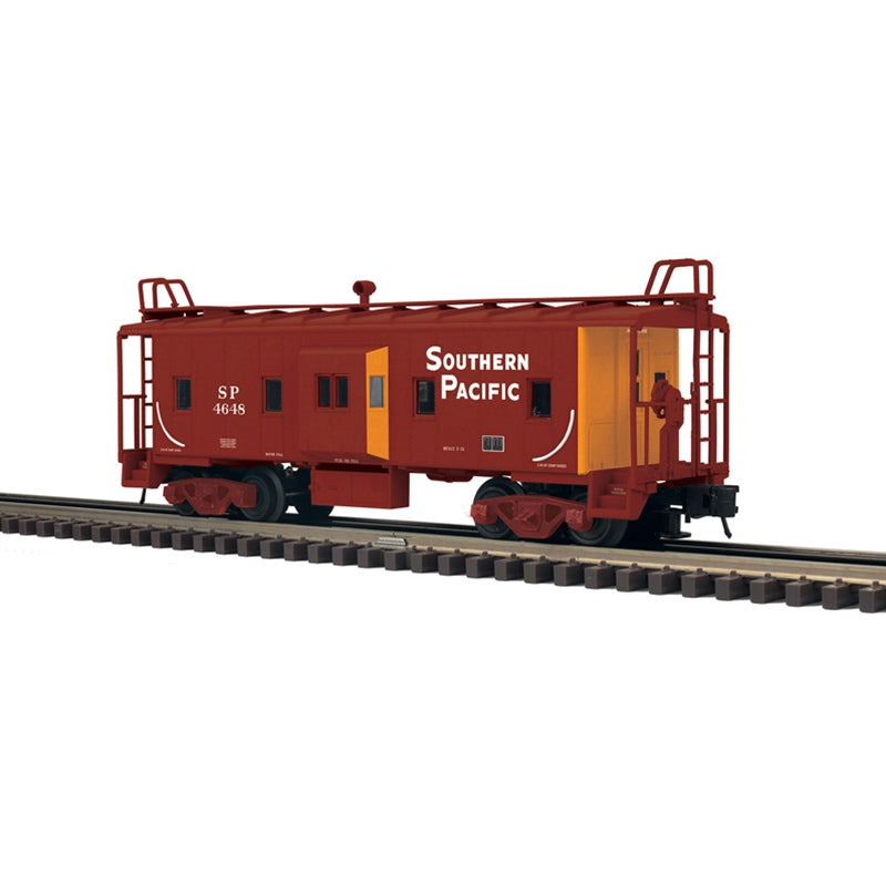 PREORDER Atlas 2001232 Bay Window Caboose - 3-Rail - Ready to Run - Trainman(R) -- Southern Pacific (Boxcar Red, orange, Sans Serif Lettering), O