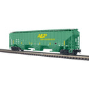 PREORDER Atlas 2001688 Pullman-Standard PS-4750 Covered Hopper - 2-Rail - Ready to Run - Trainman(R) -- Ag Processing AGPX (green, yellow), O