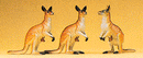 Preiser HO 20392 91N Animals, Kangaroos (3)