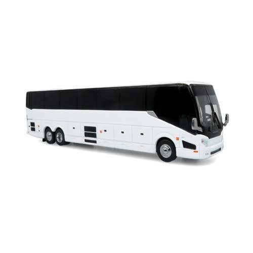 Iconic Replicas HO 870423 2022 Prevost H3-45 Coach, Assembled, Painted, Unlettered (white, black)