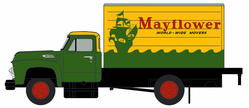 Classic Metal Works HO 30670 1954 Ford Box Truck, Mayflower