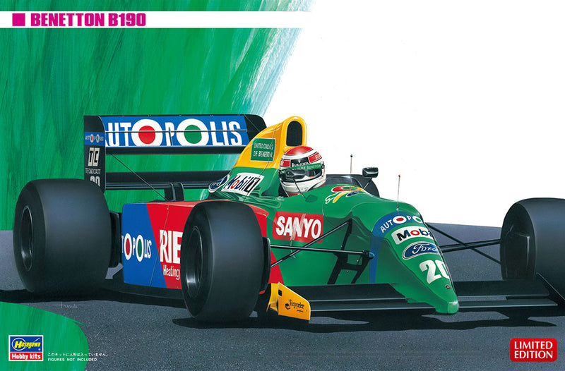 Hasegawa Models 20340 Benetton B190 1:24 SCALE MODEL KIT