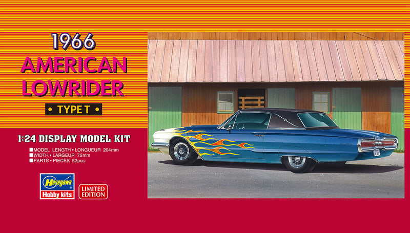 Hasegawa Models 20379 1966 American Low Rider Type T 1:24 SCALE MODEL KIT