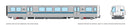 PREORDER Rapido HO 204510 BART C End Transit Car, Bay Area Rapid Transit