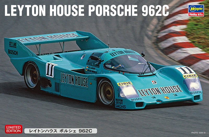 Hasegawa Models 20411 Leighton House Porsche 962C 1:24 SCALE MODEL KIT