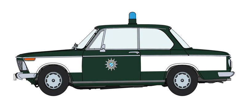Hasegawa Models 20478 BMW 2002 ti “police car”  1:24 SCALE MODEL KIT
