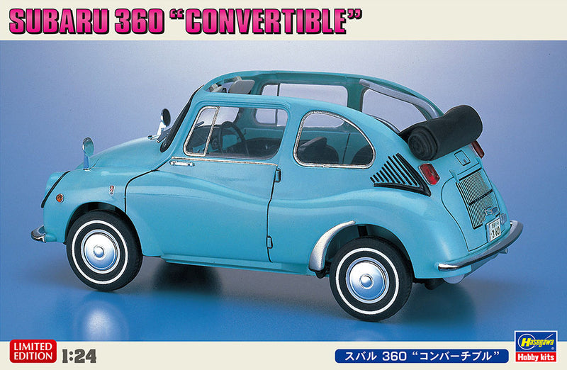 Hasegawa Models 20494 Subaru 360 “Convertible”  1:24 SCALE MODEL KIT