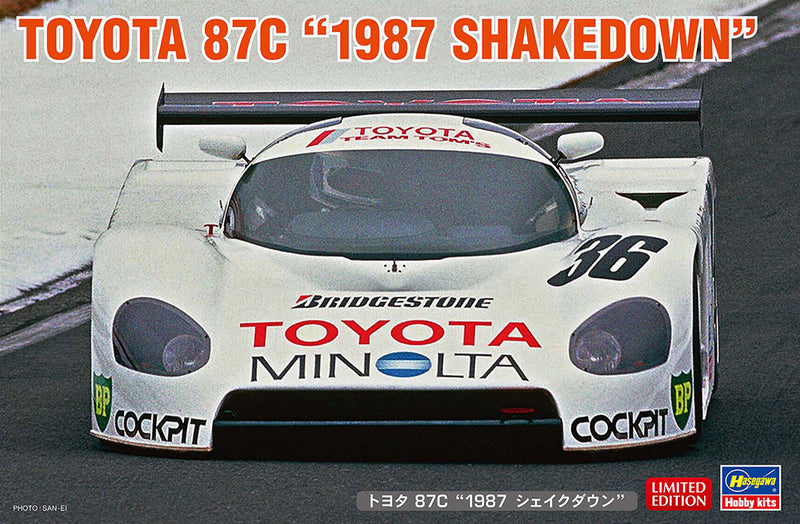 Hasegawa Models 20500 Toyota 87C “1987 Shakedown”  1:24 SCALE MODEL KIT