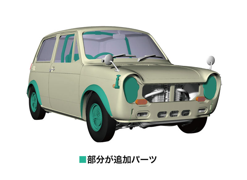 Hasegawa Models 20513 Honda N360 (NI) “Race Specification Part 2”  1:24 SCALE MODEL KIT