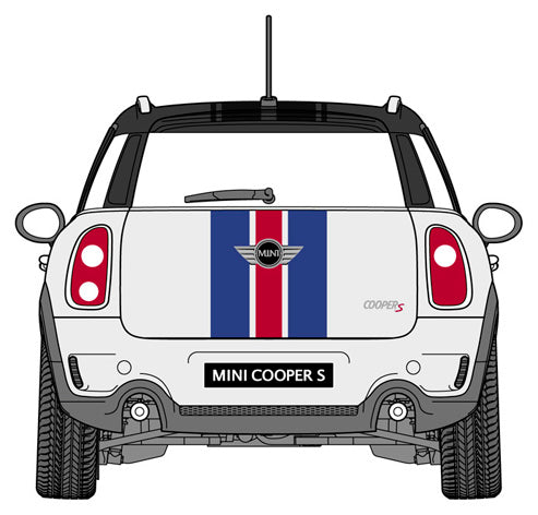 Hasegawa Models 20532 Mini Crossover “Union Jack Part 2”  1:24 SCALE MODEL KIT