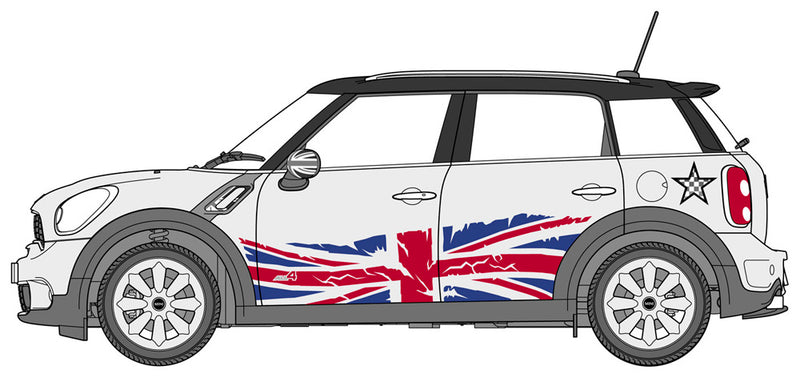 Hasegawa Models 20532 Mini Crossover “Union Jack Part 2”  1:24 SCALE MODEL KIT