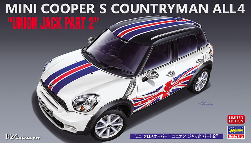 Hasegawa Models 20532 Mini Crossover “Union Jack Part 2”  1:24 SCALE MODEL KIT