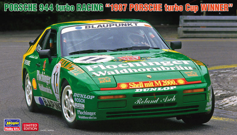 Hasegawa Models 20563 Porsche 944 Turbo Racing “1987 Porsche Turbo Cup Winner” 1:24 SCALE MODEL KIT