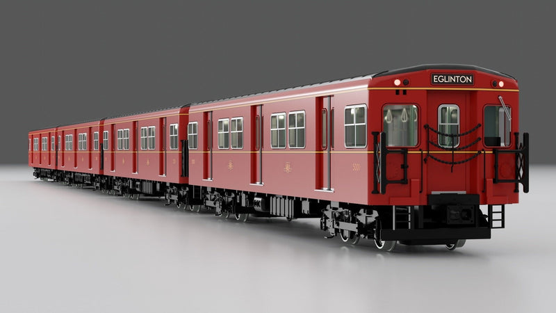 PREORDER Rapido 206502 HO Toronto G-Class Subway A-B Set - Sound and DCC -- Toronto Transit Commission