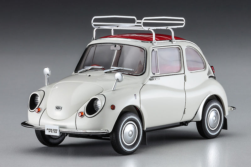 Hasegawa Models 20622 Subaru 360 Deluxe w/Roof Carrier 1:24 SCALE MODEL KIT