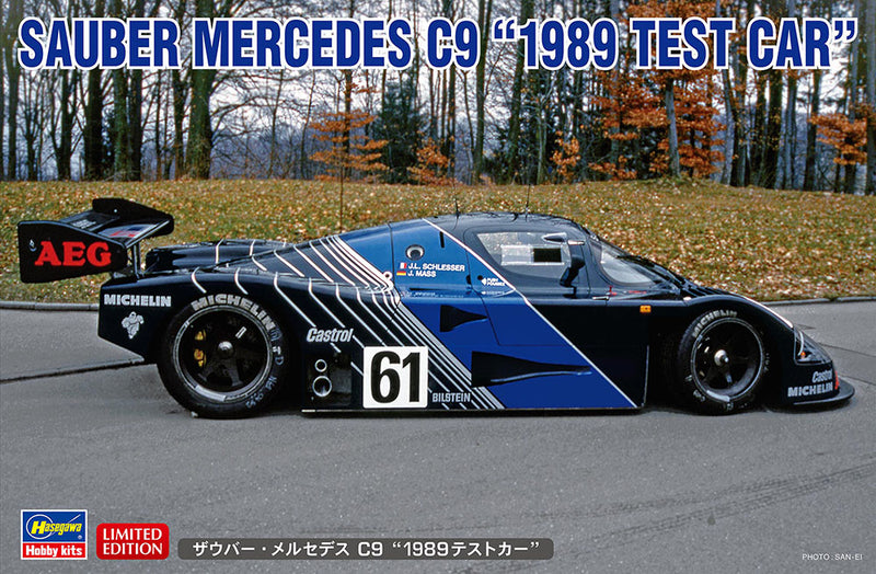 Hasegawa Models 20626 Sauber Mercedes C9 “1989 Test Car” 1:24 SCALE MODEL KIT