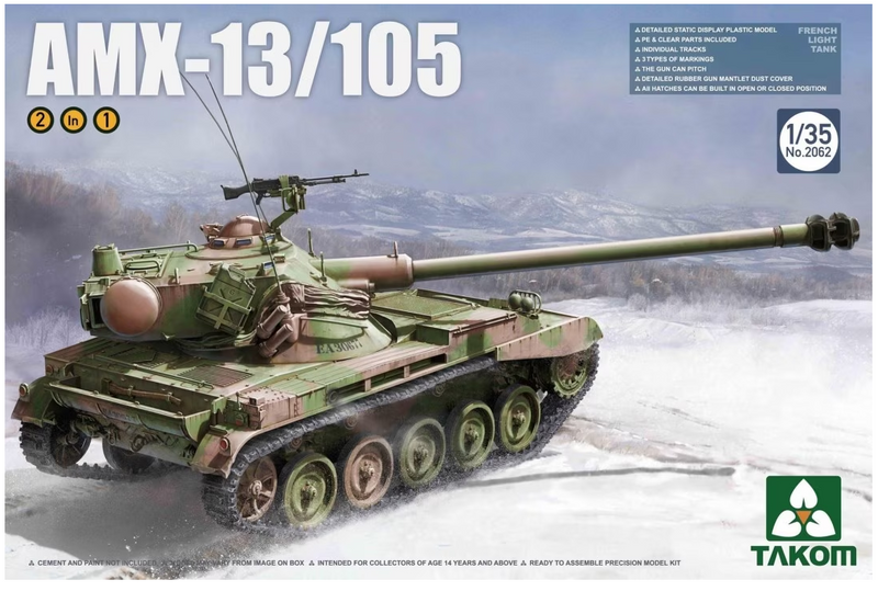 Takom Models - 2062  1:35 AMX-13/105